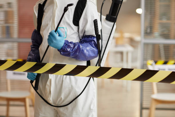 Professional Biohazard Cleanup technician working in Mokelumne Hill, CA